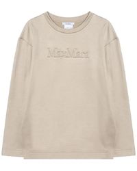 Max Mara - Sudadera Con Logo En Relieve - Lyst