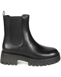 Michael Kors - Asher Leather Lug Boots - Lyst