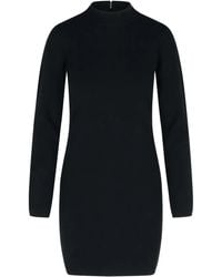 MICHAEL Michael Kors - Mock-Neck Wool Dress - Lyst