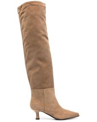3Juin - Bea Touch Suede Knee-high Boots - Lyst