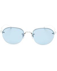 Thom Browne - Oval-Frame Sunglasses - Lyst