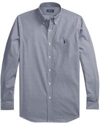Polo Ralph Lauren - Mini Check.pattern Cotton Shirt - Lyst