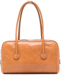 Marge Sherwood - Logo-Debossed Leather Tote Bag - Lyst