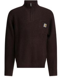 Carhartt - Gerippter Detroit Pullover mit Reißverschluss - Lyst