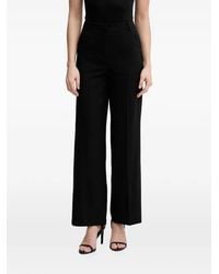 Benetton - Pressed-Crease Wide-Leg Trousers - Lyst