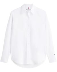 Tommy Hilfiger - Chemise À Logo Brodé - Lyst