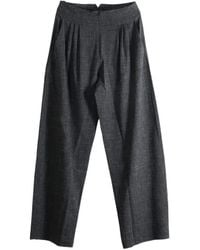 Cortana - Tiempo Pleated Wide-Leg Trousers - Lyst