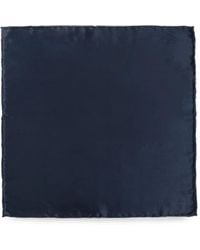 Ferragamo - Logo-Debossed Silk Pocket Square - Lyst