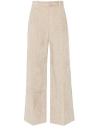 Brunello Cucinelli - Pantalon En Velours Côtelé À Coupe Ample - Lyst
