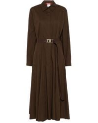 Max Mara - Katoenen Midi-Jurk - Lyst