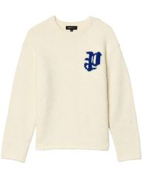 Purple Brand - Intarsia-Knit Logo Jumper - Lyst