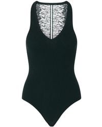 Liu Jo - Bodysuit With Lace Insert - Lyst