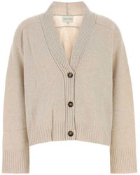Loulou de Saison - Kaia Knitted Button-Up Cardigan - Lyst