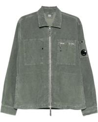 C.P. Company - Relaxed Fit Corduroy Jacket With Classic Collar - Lyst