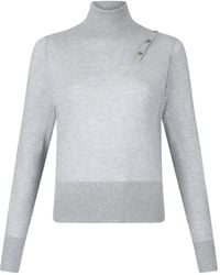 Liu Jo - Polo-neck Cut-out Sweater - Lyst