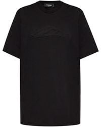 DSquared² - Cotton T-Shirt Dress - Lyst