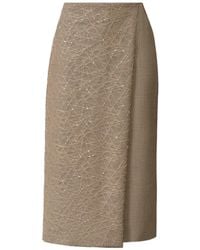 Fabiana Filippi - Sequin-Embellished Wrap-Style Skirt - Lyst