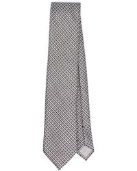 Tom Ford - Gestreifte Krawatte aus Seide - Lyst