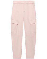 Another Tomorrow - Pantalon Cargo À Coupe Incurvée - Lyst