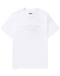 Izzue - Reverse-appliqué Cotton T-shirt - Lyst