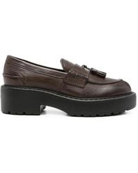 Miu Miu - Tassel-Detail Platform Loafers - Lyst