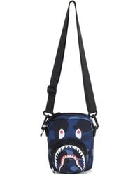 A Bathing Ape - カモフラージュ メッセンジャーバッグ - Lyst