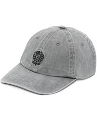 sunflower - Flower-Embroidered Faded-Finish Baseball Cap - Lyst