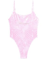 Blumarine - Zebra-Print Swimsuit - Lyst