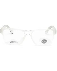 Harley Davidson - Rectangle-Frame Glasses - Lyst