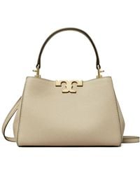 Tory Burch - Double-t Logo Satchel - Lyst
