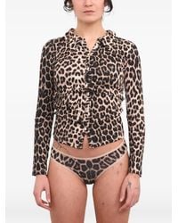 Baserange - Chemise Cosme À Imprimé Léopard - Lyst
