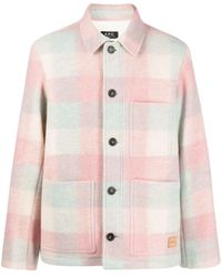 A.P.C. - Shirtjack Met Logopatch - Lyst