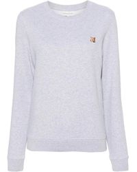 Maison Kitsuné - Crewneck Sweatshirt - Lyst