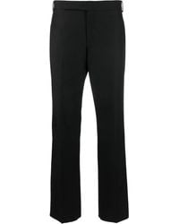 Lardini - Pressed-Crease Tapered-Leg Trousers - Lyst