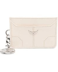 Zadig & Voltaire - Sunny Pass Leather Card Holder - Lyst