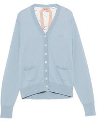 N°21 - V-Neck Cardigan - Lyst