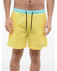 John Richmond - Logo-Print Drawstring Swim Shorts - Lyst