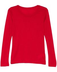 Yohji Yamamoto - Wool Round-Neck Long-Sleeve T-Shirt - Lyst