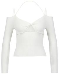 Altuzarra - Odin Cut-Out Ribbed-Knit Sweater - Lyst