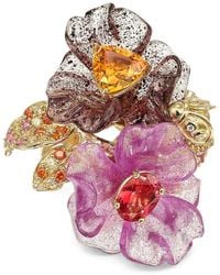 Anabela Chan - Blueberry & Sweet Potato Garden Ring Mit Saphir Und Diamant - Lyst