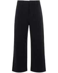Arte' - Straight-Leg Cropped Trousers - Lyst