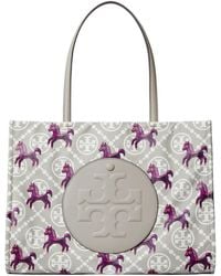 Tory Burch - Ella ホースプリント ハンドバッグ - Lyst