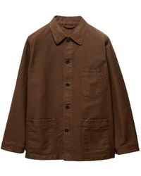 Prada - Cotton Blouson Jacket - Lyst