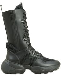 Hogan - Interaction Leather Boots - Lyst