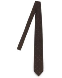 Tom Ford - Polka-Dot Ribbed-Texture Tie - Lyst