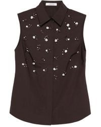 Dorothee Schumacher - Embellished Sleeveless Top - Lyst