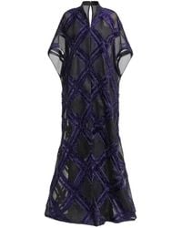 Gemy Maalouf - Caftan Ultra-Long Sans Fermeture - Lyst