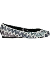 Missoni - Ballerina's Met Zigzag-Patroon - Lyst
