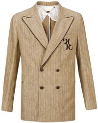 Billionaire - Lenny Pinstripe Double-Breasted Blazer - Lyst