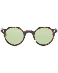 Lesca - Heri Round-frame Sunglasses - Lyst